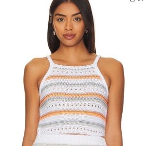 525 America Jinney Multicolor Striped Tank Top